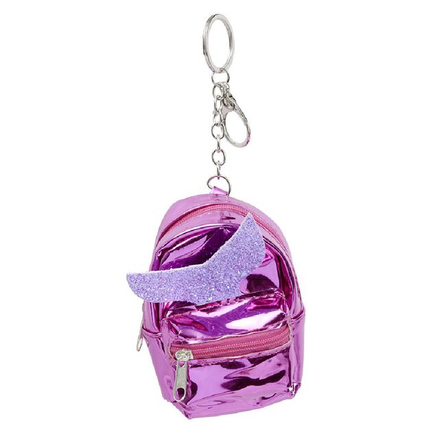 Porte cl&eacute; mini sac &agrave; dos 7x5,5xH9,5 cm