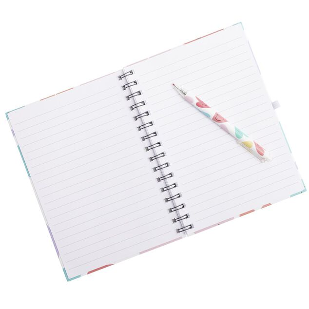 Cadeau merci pour cette année carnet avec stylo 17x22cm (3 modèles)