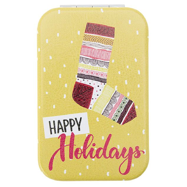 Miroir de poche design No&euml;l