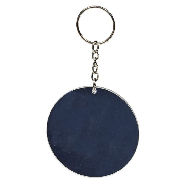 Porte cl&eacute; miroir avec inscription message