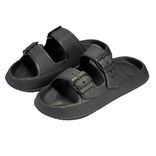 Sandales unisex 2 brides plastique noir 40/41