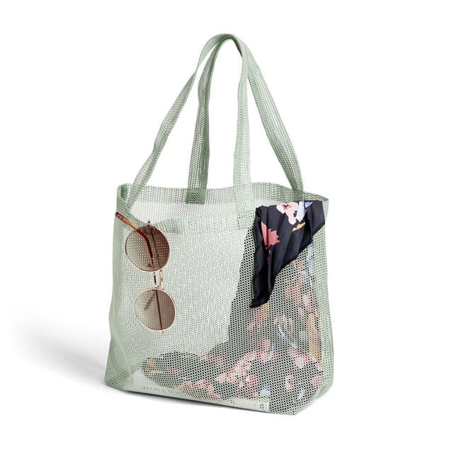 Sac mesh polyester petit format L33x10xH27cm - 4 coloris