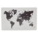 Set de table carte du monde
