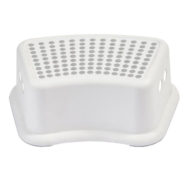 Repose pied surface antid&eacute;rapante blanc et gris