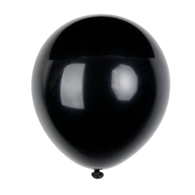 Ballon th&egrave;me nuit dor&eacute; et noir x9