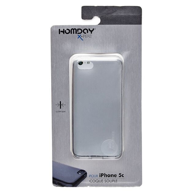 Coque Iphone 5 souple HOMDAY X-Pert gris