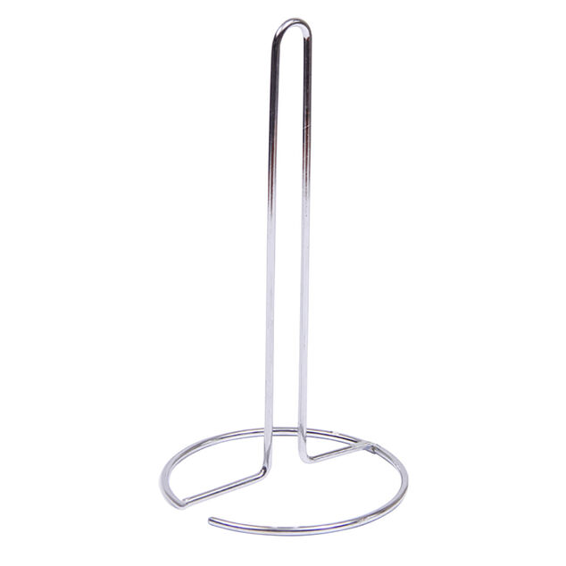 Porte essuie-tout m&eacute;tal gris H.31,5cm