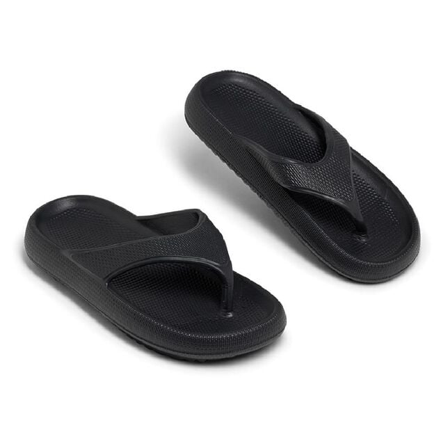 Tongs caoutchouc noir 40/41