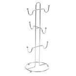 Porte tasses gris en m&eacute;tal