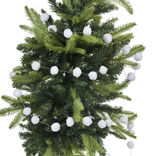 Guirlande 30 boules de neige blanc 1,8 m