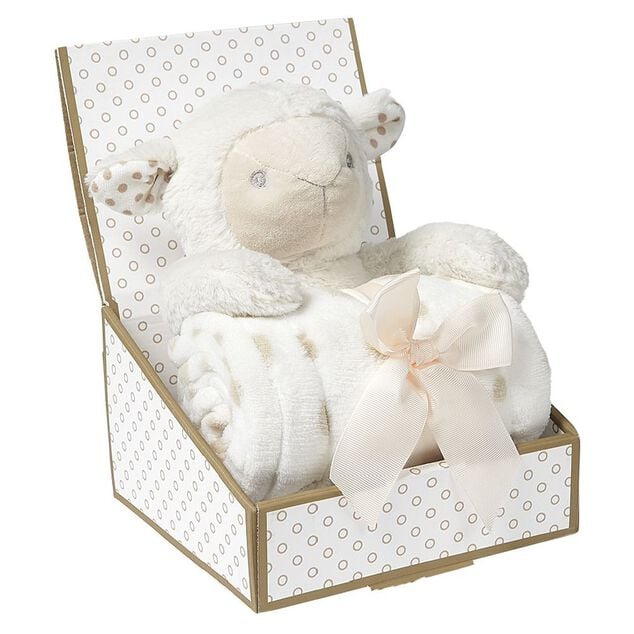 Plaid enfant avec peluche