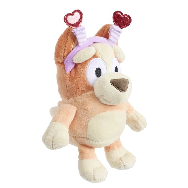Peluche Bluey polyester H20cm (plusieurs mod&egrave;les)