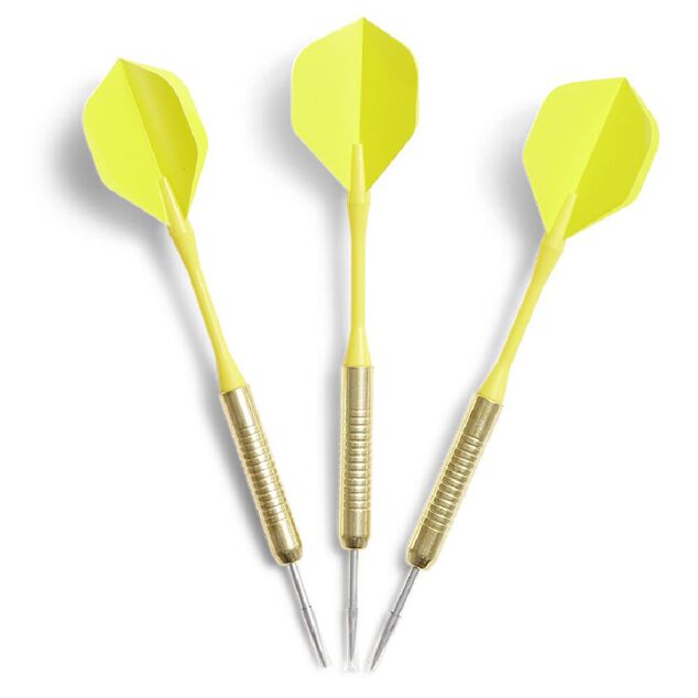 Fl&eacute;chette m&eacute;tal pointe acier x3