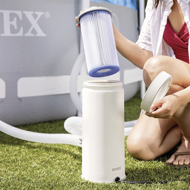 &Eacute;purateur &agrave; cartouche Intex C1000 filtre piscine 17m&sup3; max. d&eacute;bit 2,7m&sup3;/h