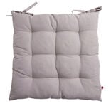 Coussin de chaise 40x40cm à nouettes gris