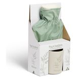 Coffret mug 330ml et bouillotte 600ml nature vert