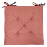 Galette de chaise bicolore terracotta gris