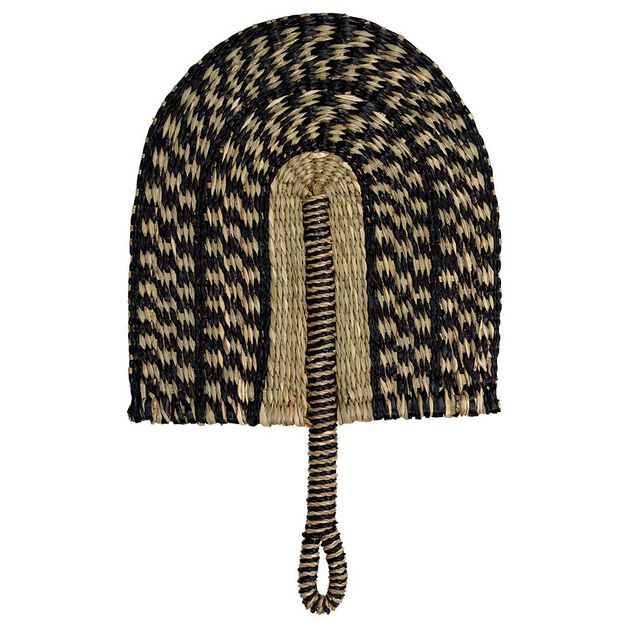 D&eacute;coration &Eacute;ventail en osier L45xH26 cm