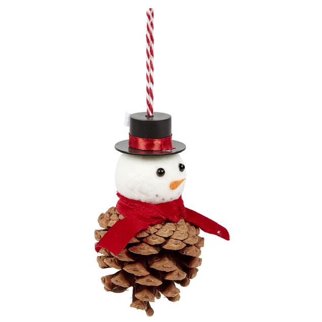 Suspension bonhomme de neige de No&euml;l