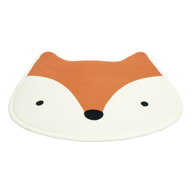 Tapis enfant antidérapant tête animal Ø50cm - 3 modèles