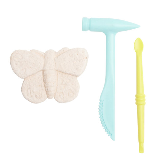 Jeu d'arch&eacute;ologie avec pl&acirc;tre th&egrave;me insecte 12x4xH19cm (2 mod&egrave;les)