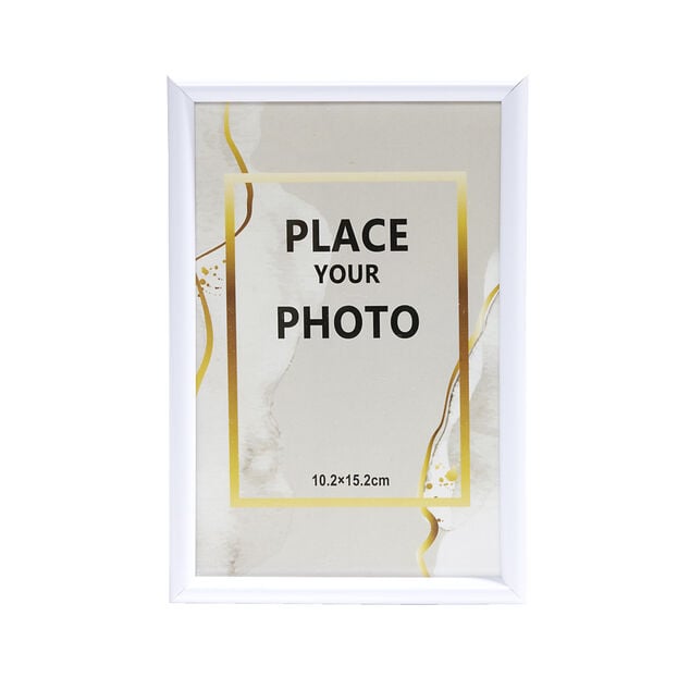 Cadre photo plastique pour photo 10x15cm (2 mod&egrave;les)