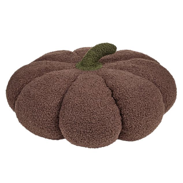 Coussin citrouille XL polyester &Oslash;45xH33cm (4 mod&egrave;les)