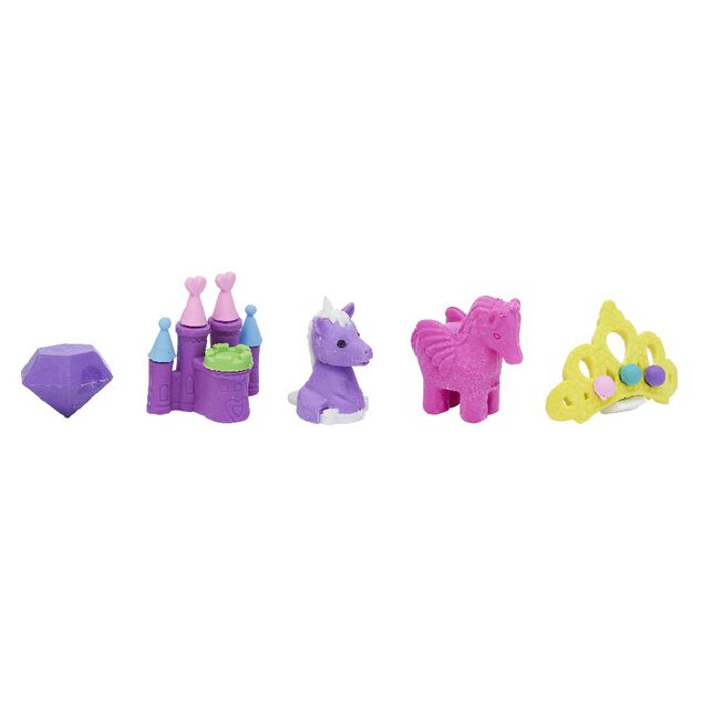Gomme fantaisie 3D princesse licorne x5