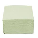 Serviette cocktail 25x25cm papier tex touch vert olive x40