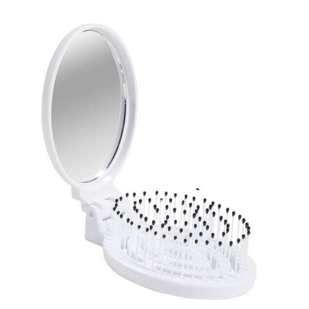 Brosse &agrave; cheveux enfant pliable avec miroir (2 mod&egrave;les)