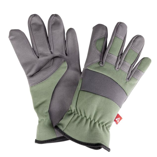 Paire de gants de jardin synth&eacute;tique vert T8