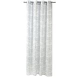 Voilage motif imprimé 140x240cm avec anneaux (2 modèles)