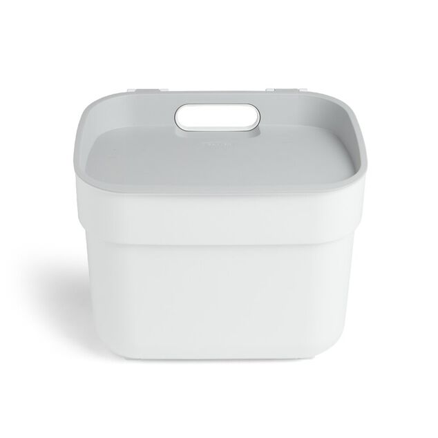 Poubelle de tri blanche 5L
