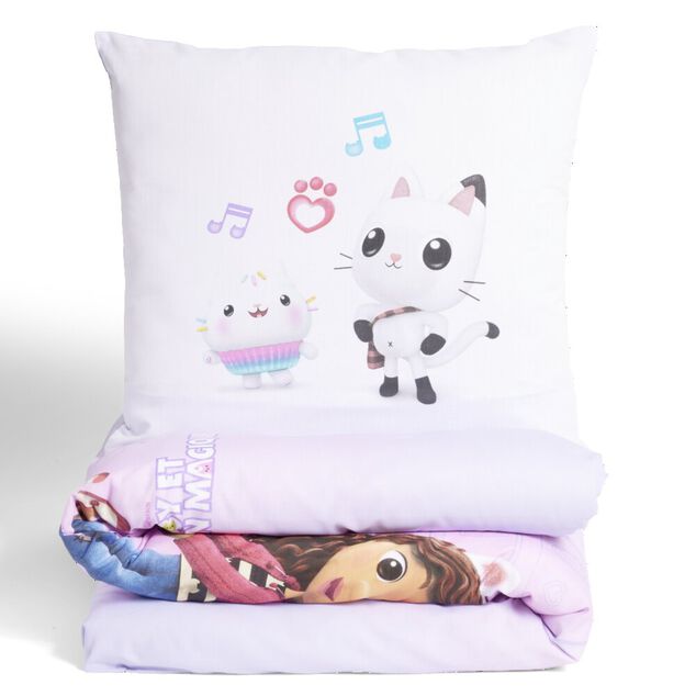 Parure de lit 1 place Gabby et la Maison Magique