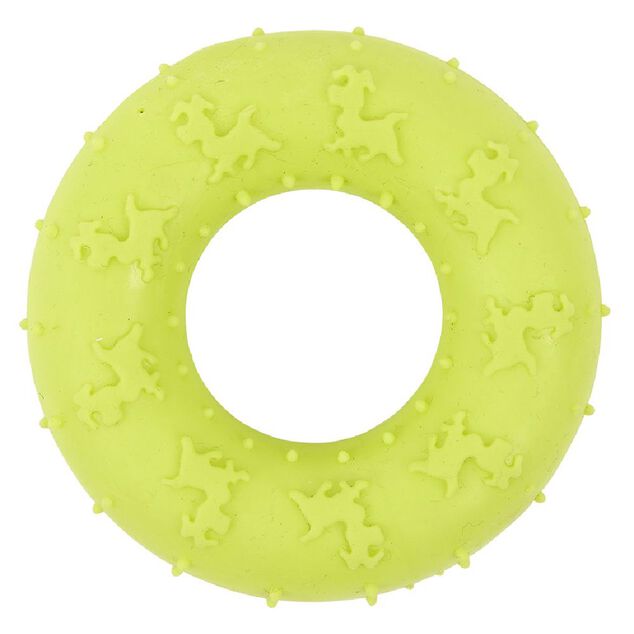 Jouet pour chien forme Cercle en caoutchouc Ø7 cm