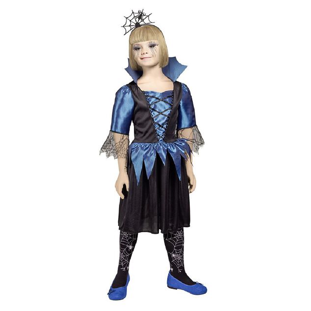 D&eacute;guisement enfant Halloween vampire robe et serre-t&ecirc;te 4/6 ans