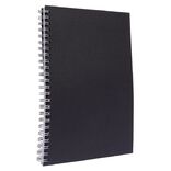 Cahier &agrave; spirale A5 noir 80 pages