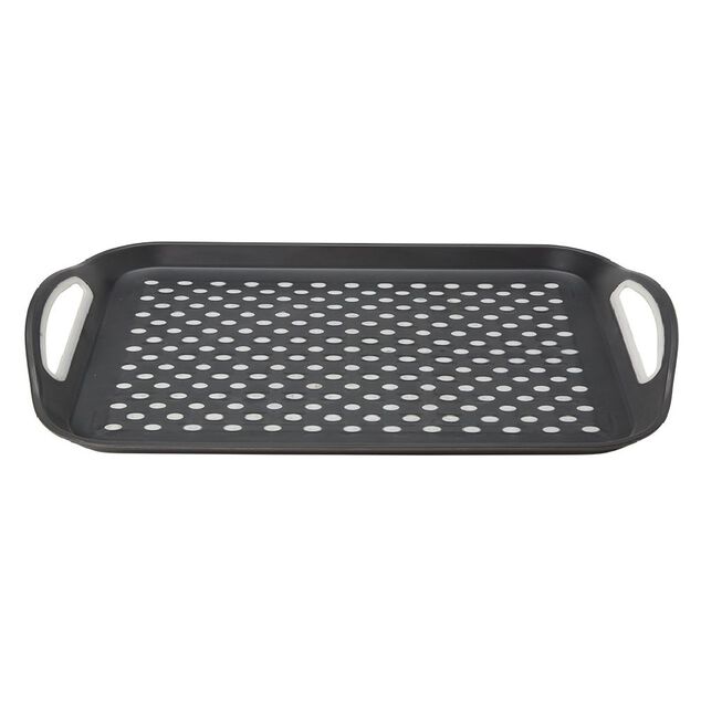 Plateau anti d&eacute;rapant gris