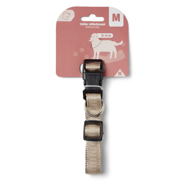 Collier r&eacute;flechissant pour chien moyen - Taille M