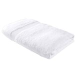 Drap de bain maxi 90x150cm coton blanc craie