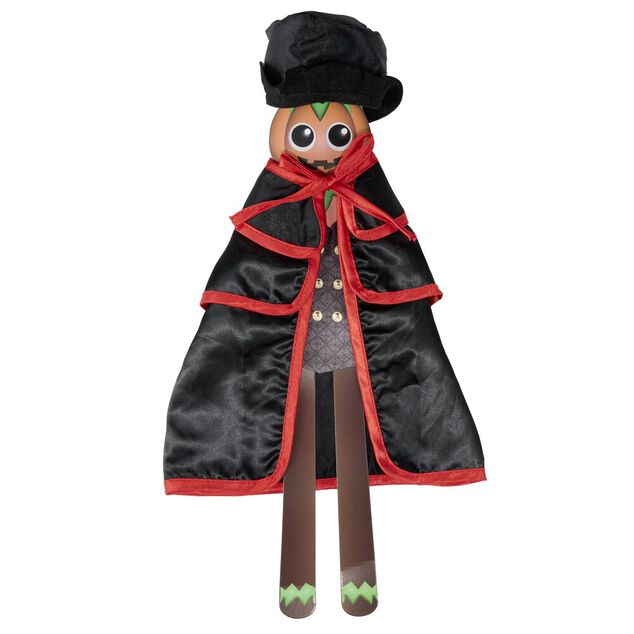 D&eacute;guisement gnome farceur Halloween vampire noir