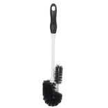Brosse WC avec brossette intégrée et manche détachable