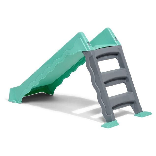 Toboggan enfant 3 marches vert 126x59xH71cm