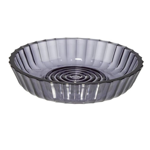 Accessoires salle de bain x5 plastique noir transparent
