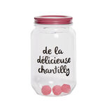 Shaker &agrave; chantilly manuel transparent rose