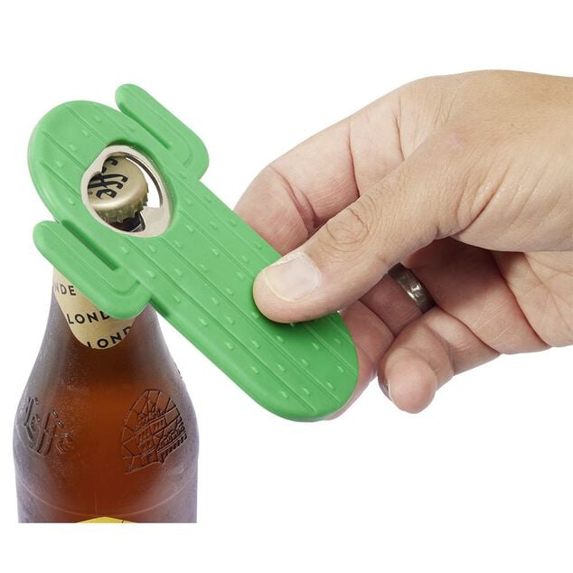 Ouvre bouteille caoutchouc forme color&eacute;e