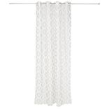 Voilage polyester 140x240cm jacquard beige