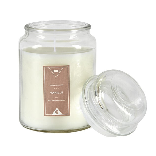 Bougie parfumée dans Bonbonnière senteur cupcake Vanille Ivoire