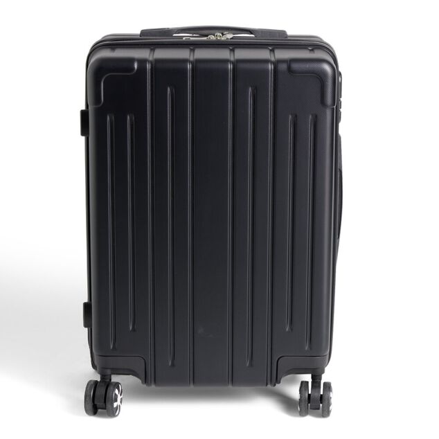 Valise cabine trolley à roulettes noir 38L petit modèle