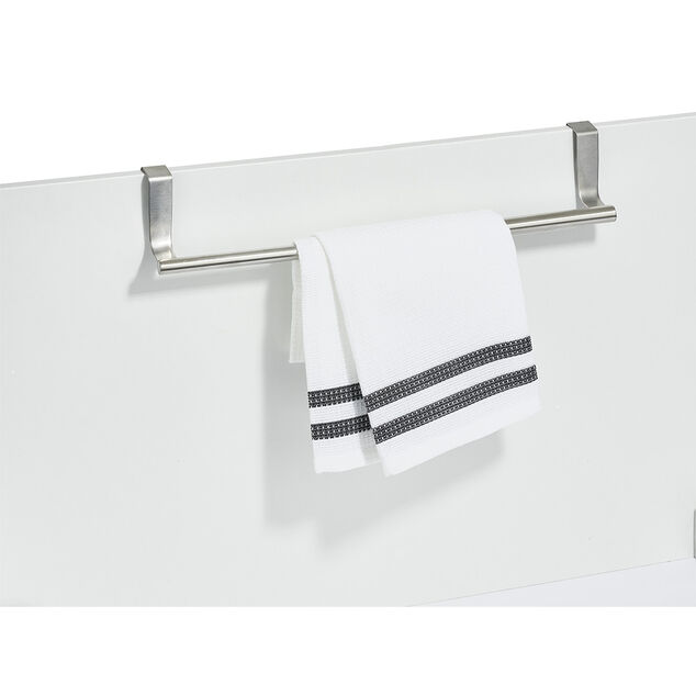 Barre extensible porte torchon pour porte de placard cuisine